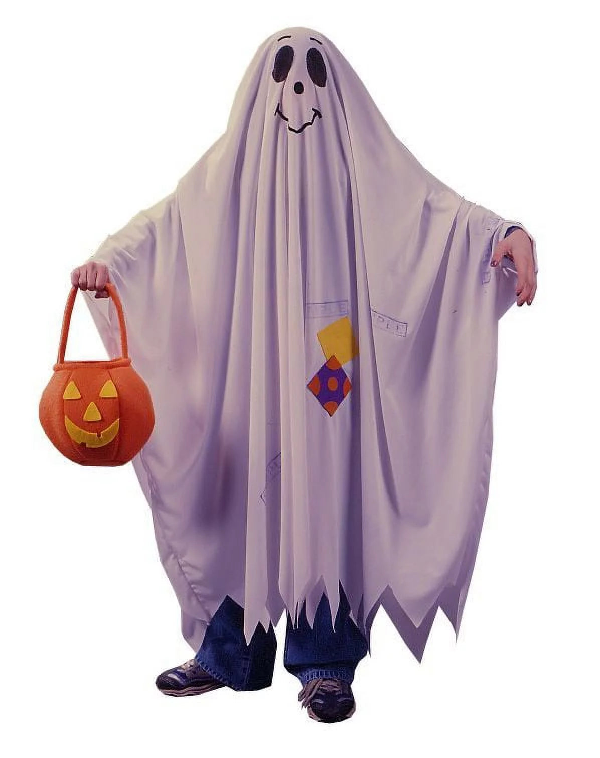 Friendly Ghost Halloween Fancy-Dress Costume for Child, Little Boys S