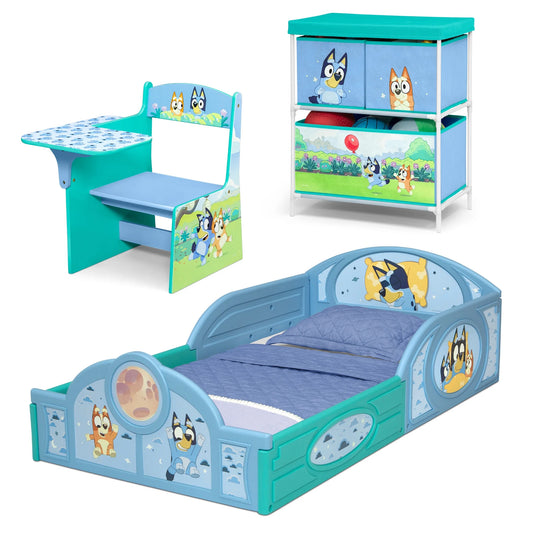 3-Piece Toddler Bedroom Set by , Blue