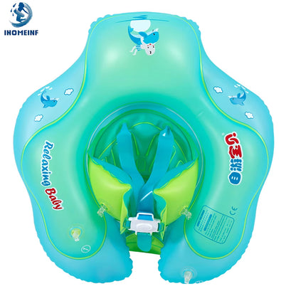 Swimming Ring Inflatable Floating Baby/Kids Swimming Pool Accessories Circle Bathing Inflatable Double Raft Rings Dropshipping