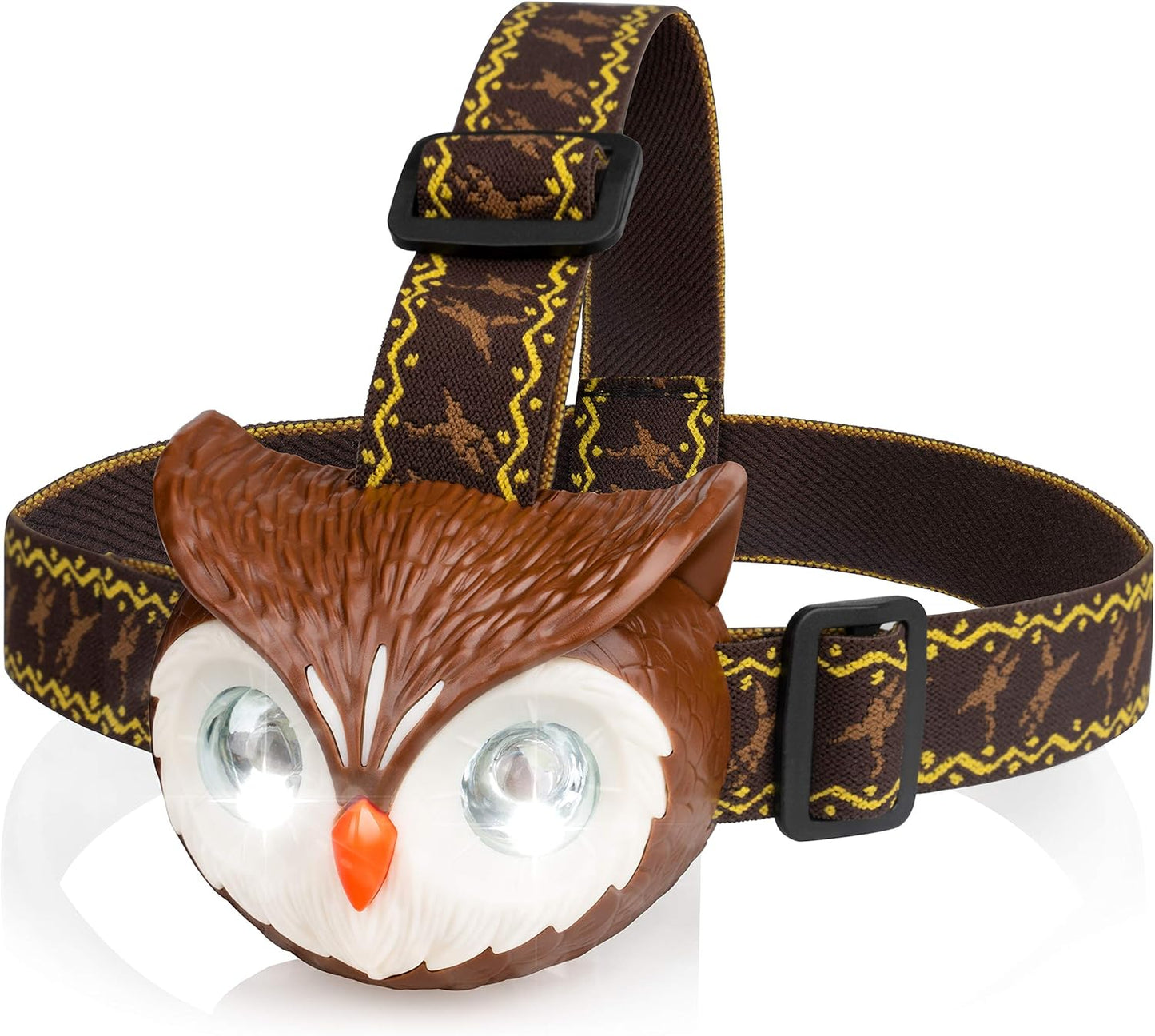 Toys Owl LED Headlamp Flashlight with Elastic Headbands, Animated Owl Toddler Toys Head Lamp for Boys Girls, Multiple Light Modes, for Kids Camping, Running, Reading at Night