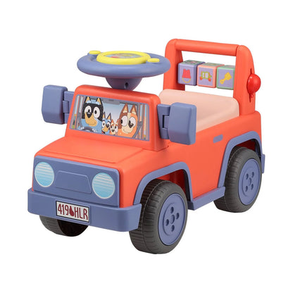 Licensed Interactive Ride-On Push Car for Boys and Girls, Foot-To-Floor, Ages 1-3, Orange