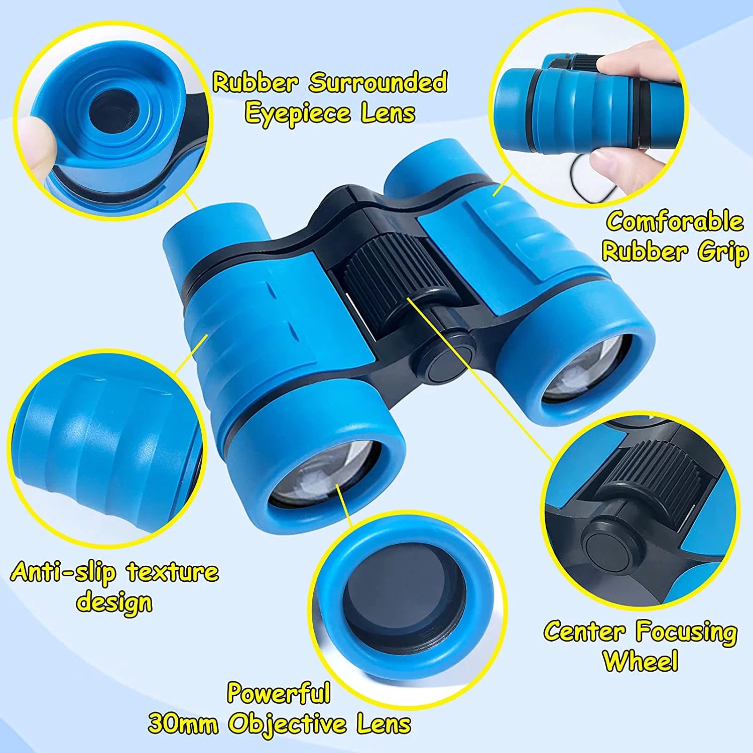 Binoculars for Kids Toys Gifts for Age 3, 4, 5, 6, 7, 8, 9, 10+ Years Old Boys Girls Kids Telescope Outdoor Toys for Sports and outside Play, Bird Watching, Birthday Presents