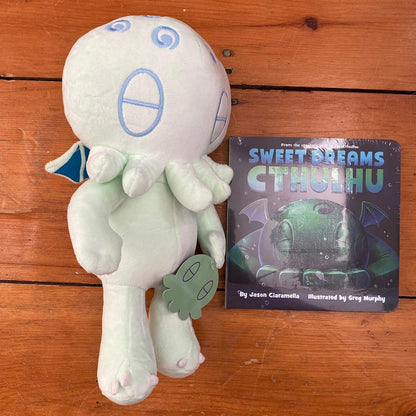 Sweet Dreams Cthulhu & Glow-In-The-Dark Plush Bedtime Bundle (Standard Plush (12 Inches))