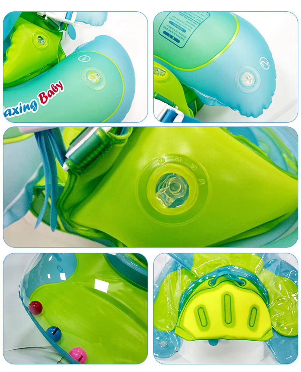 Swimming Ring Inflatable Floating Baby/Kids Swimming Pool Accessories Circle Bathing Inflatable Double Raft Rings Dropshipping