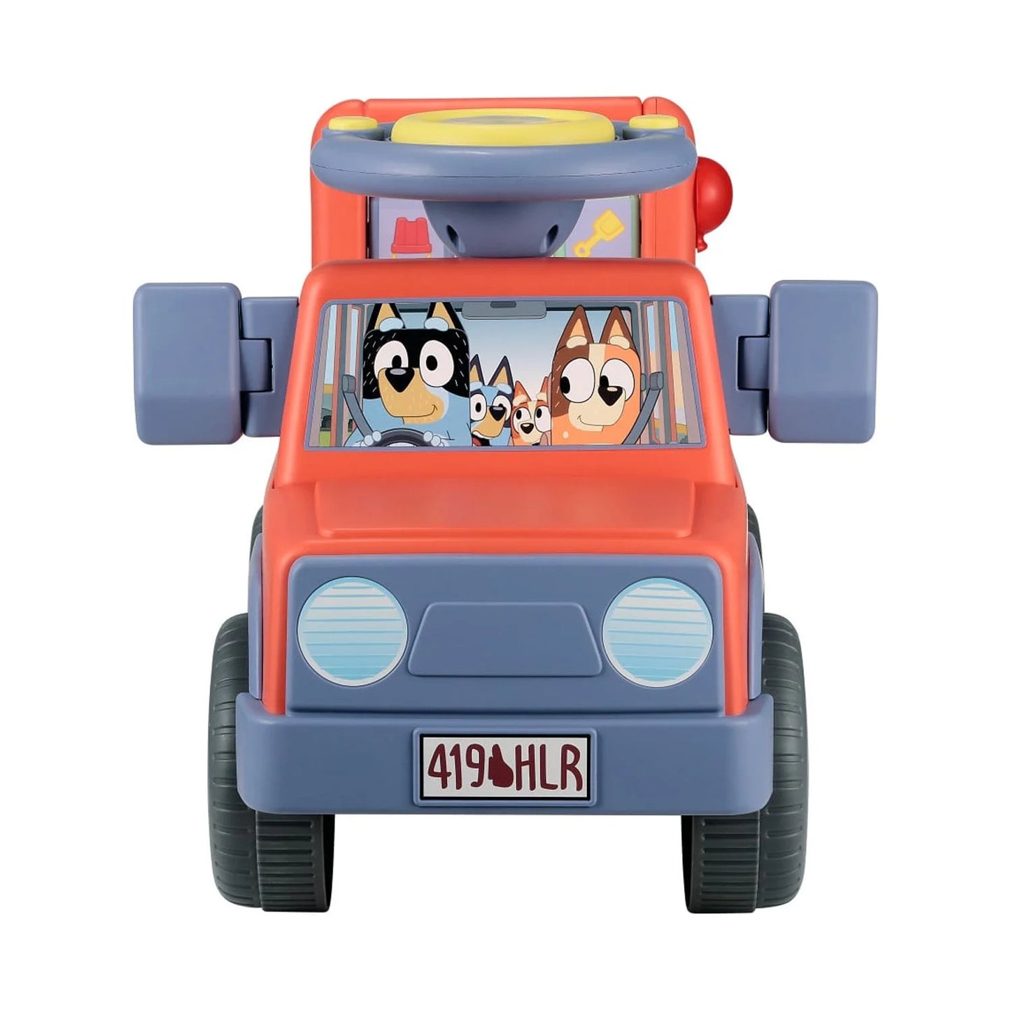 Licensed Interactive Ride-On Push Car for Boys and Girls, Foot-To-Floor, Ages 1-3, Orange