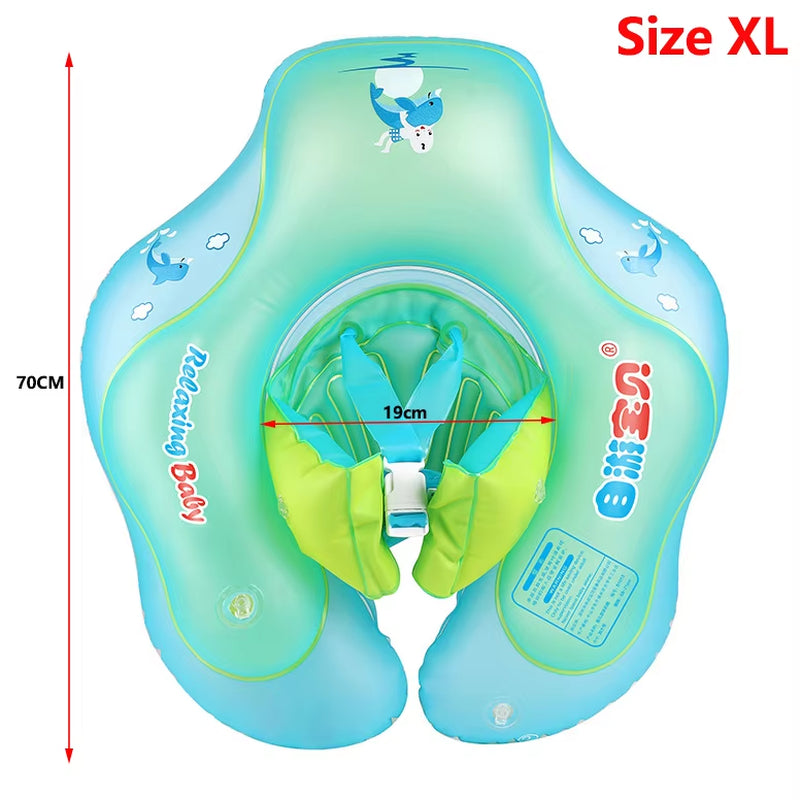 Swimming Ring Inflatable Floating Baby/Kids Swimming Pool Accessories Circle Bathing Inflatable Double Raft Rings Dropshipping