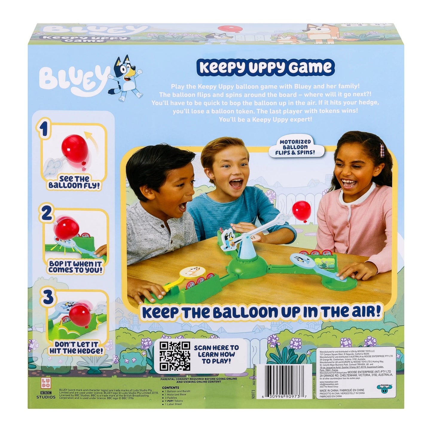 Keepy Uppy Board Game, Kids and Family Game, 2-3 Players, Ages 4+