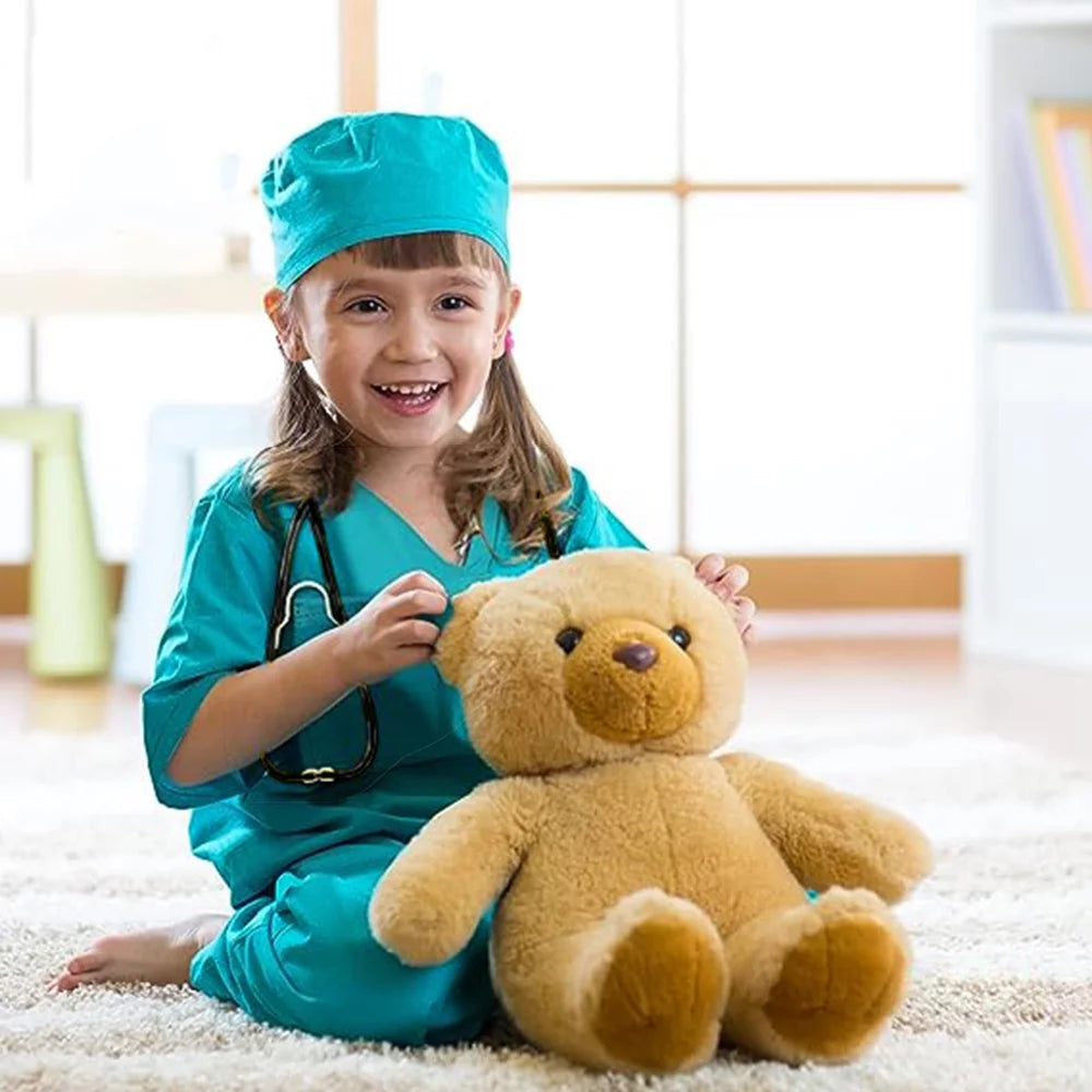 Doctor Costumes for Kids Come with Scrubs Pants and Accessories, Suitable for Boys and Girls Aged 8-11 Years Old