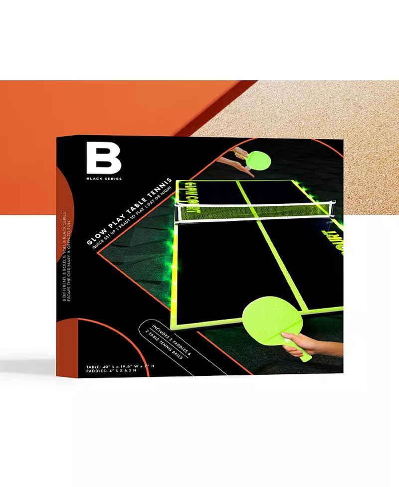 Glow-In-The-Dark 40" Table Tennis Set