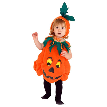 Halloween Pumpkin Costume for Toddlers Baby Boys Girls Kids, Cosplay Pumpkin Cutie Pie Costume Suits