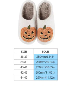 Halloween Pumpkin Slippers Non Slip