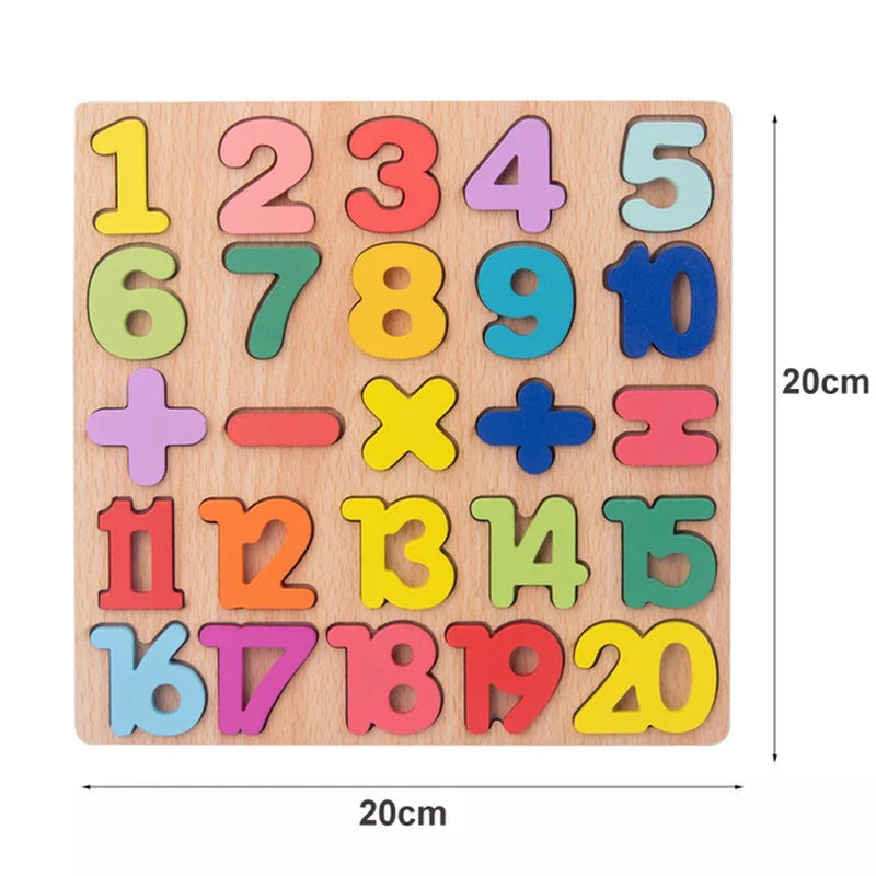 Montessori Wooden Toys for Babies 1 2 3 Years Boy Girl Gift Baby Development Games Wood Puzzle for Kids Educational Learning Toy