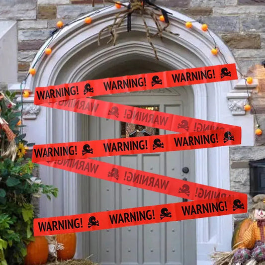 Warning Line Halloween Decoration