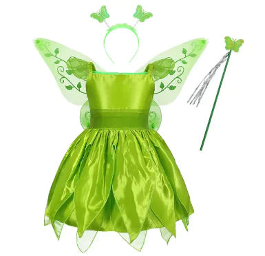 Disney Girls Princess Costume: Elsa, Anna, Jasmine, Rapunzel,... Dress for Kids