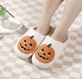 Halloween Pumpkin Slippers Non Slip