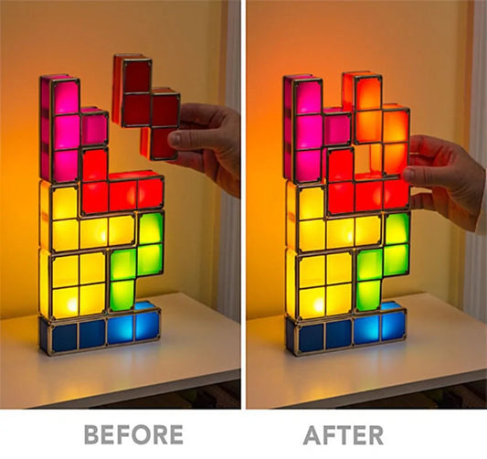 Lighting Tetris Puzzle