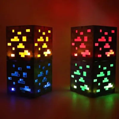 Minecraft Styled Torch & Cube LED Lights