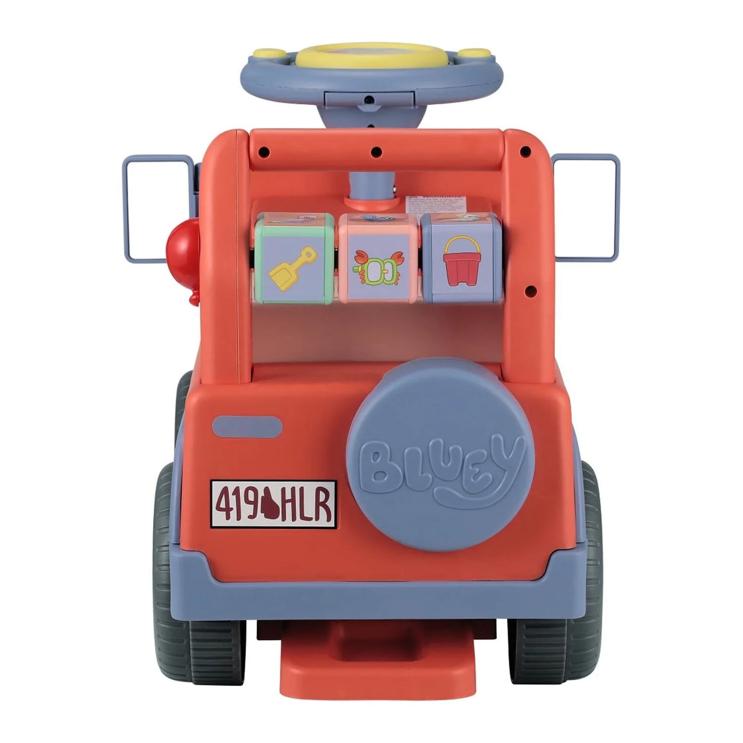 Licensed Interactive Ride-On Push Car for Boys and Girls, Foot-To-Floor, Ages 1-3, Orange