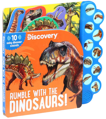 Discovery: Rumble with the Dinosaurs! (Board Book)