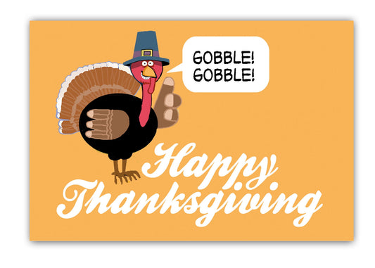 Funny Turkey Thanksgiving Postcards - 4 X 6 Happy Thanksgiving Postcards - 40 Thanksgiving Postcards - 17040