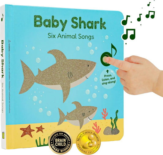 Nursery Rhymes Musical Book. Press, Listen and Sing Along! Best Interactive Sound Book for Toddlers 1-3. Award Winner Toy (Baby Shark Nursery Rhymes)