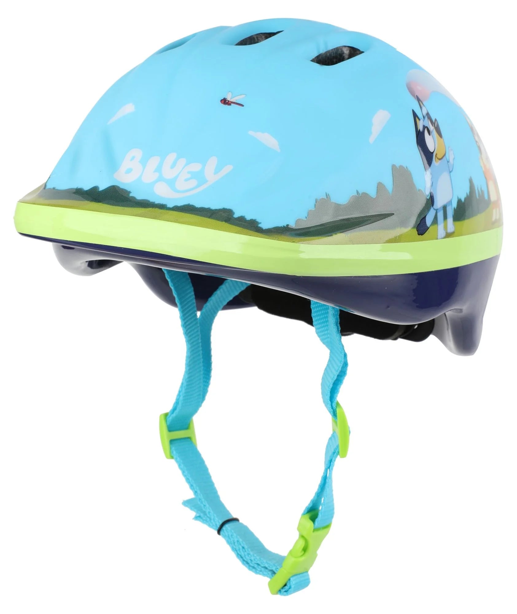 2D Kids Skateboarding, Scooter and Bike Helmet with Impact Resistance, Kids Ages 3+, Blue