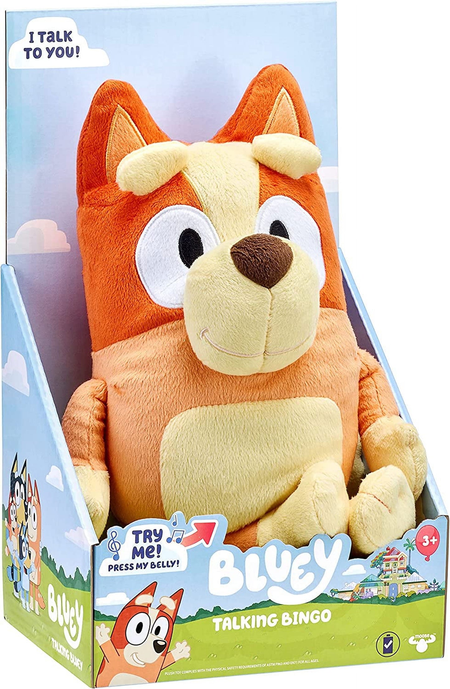 , Talking Bingo Plush, Toddler Toy