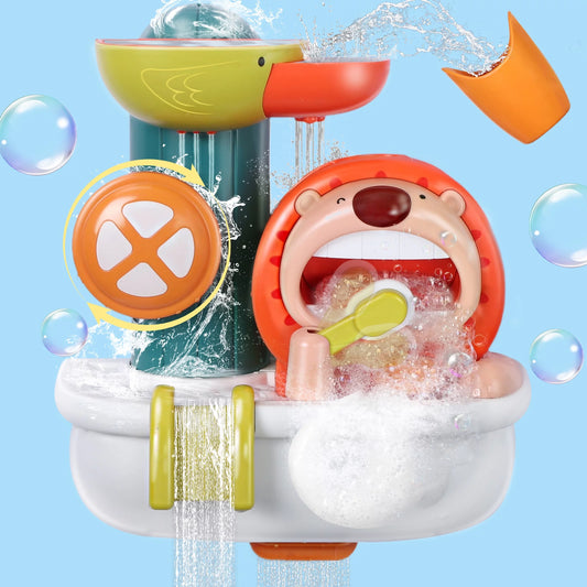 Bath Toys, Baby Bath Toys Lion Bubble Bath Toys, Bathtub Toys for Infants Toddlers