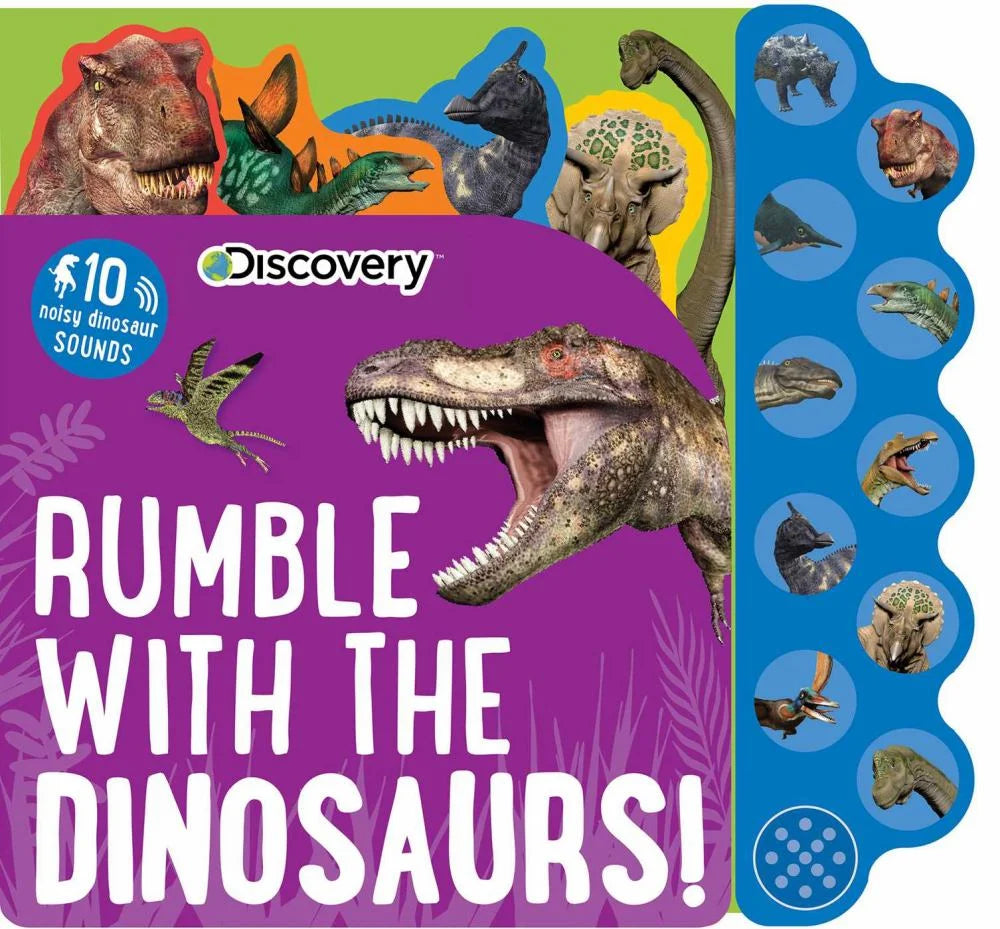 Discovery: Rumble with the Dinosaurs! (Board Book)