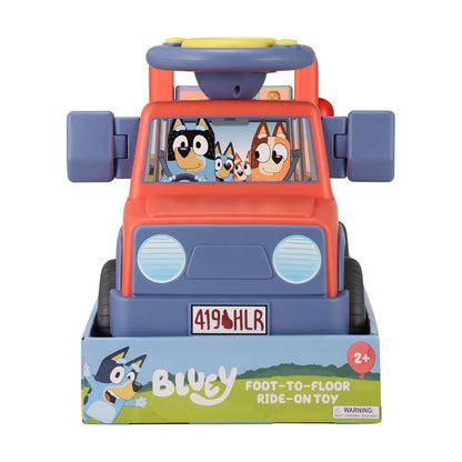 Licensed Interactive Ride-On Push Car for Boys and Girls, Foot-To-Floor, Ages 1-3, Orange