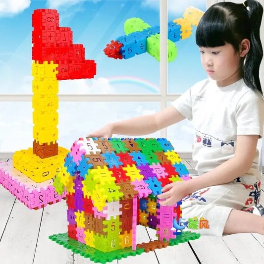 110/550/PCS Children Educational Creative Building Blocks Toy Geometric Shape Cognition Intelligence Digital Building Blocks