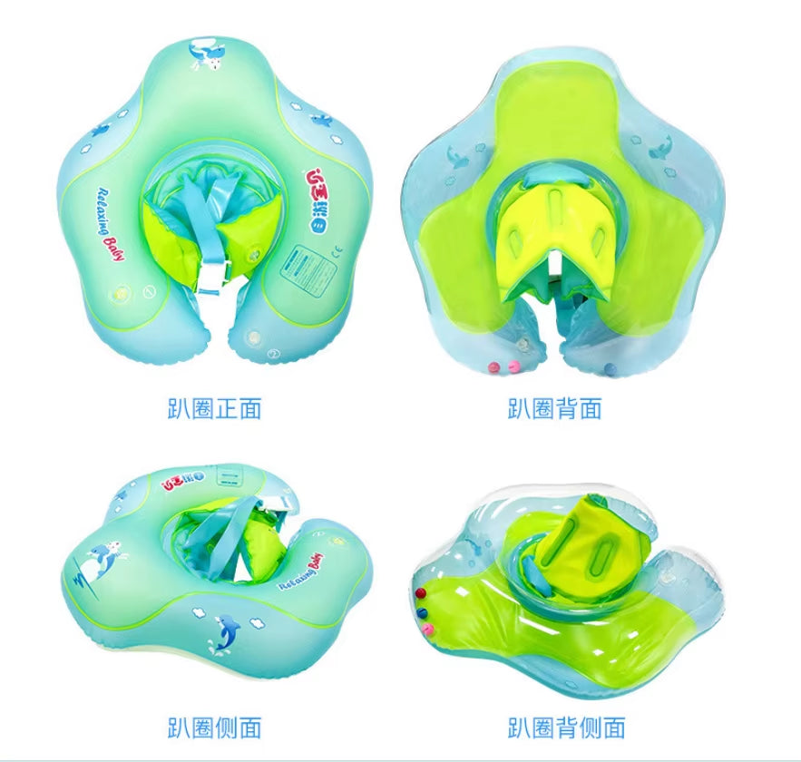 Swimming Ring Inflatable Floating Baby/Kids Swimming Pool Accessories Circle Bathing Inflatable Double Raft Rings Dropshipping