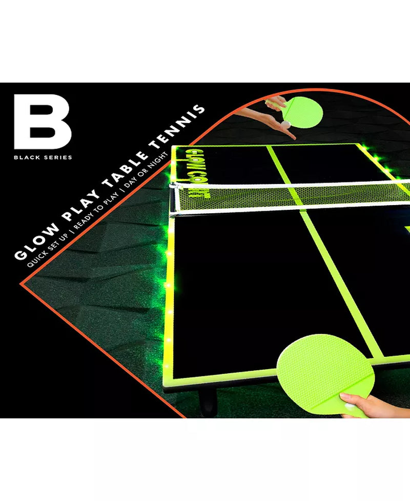 Glow-In-The-Dark 40" Table Tennis Set